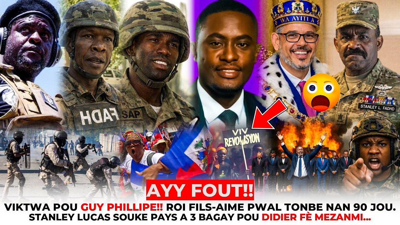 Manman Frenk Sa Fenk Tonbe Roi Fils-Aime Pwal Tonbe Guy Phillipe Prezidan!! Stanley Lucas dedouble!!