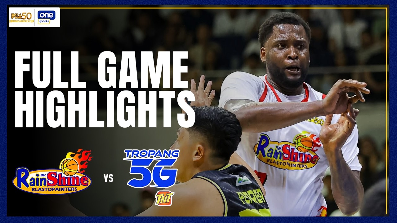 TNT vs. RAIN OR SHINE | FULL GAME HIGHLIGHTS | PBA SEASON 50 COMMISSIONER’S CUP