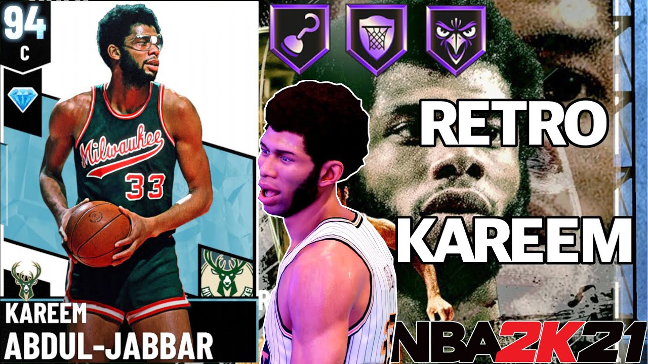 DIAMOND KAREEM ABDUL-JABBAR GAMEPLAY! BEST BUDGET CENTER IN THE GAME! 7 HOF BADGES (INTIMIDATOR)!