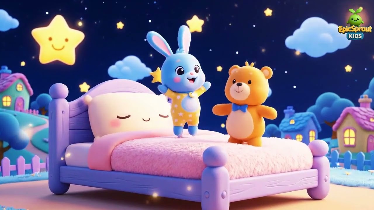 Uzbek | Tun Bo‘yi Süzgan Karavot | The Bed That Floated at Night | Kids Song 🌙🛏️✨