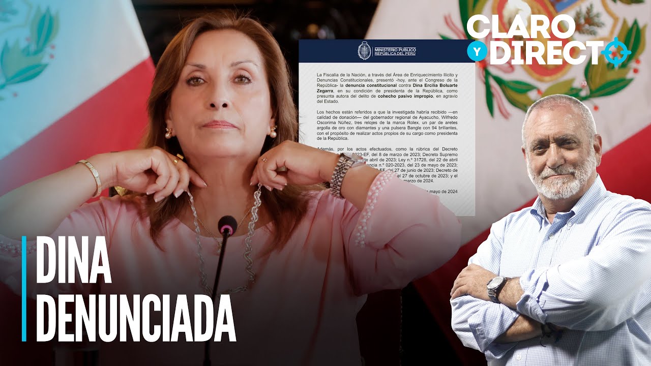 Dina Boluarte denunciada | Claro y Directo con Álvarez Rodrich