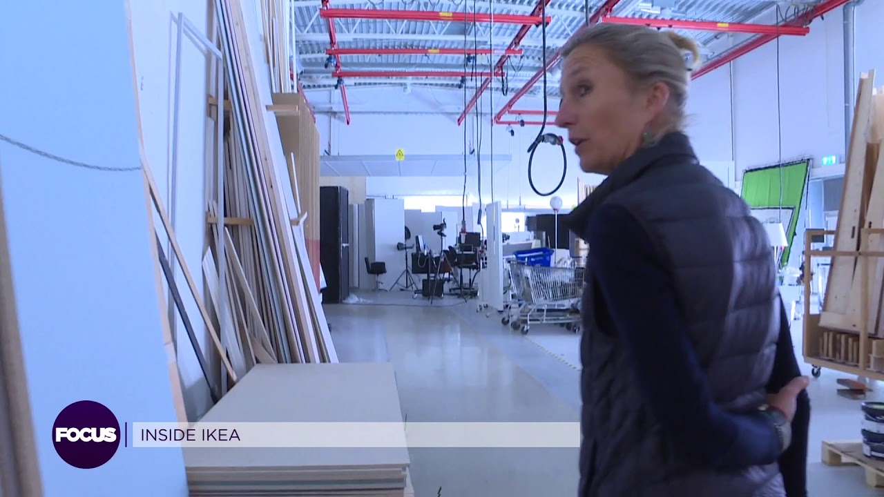 Dans le studio photo d'Ikea