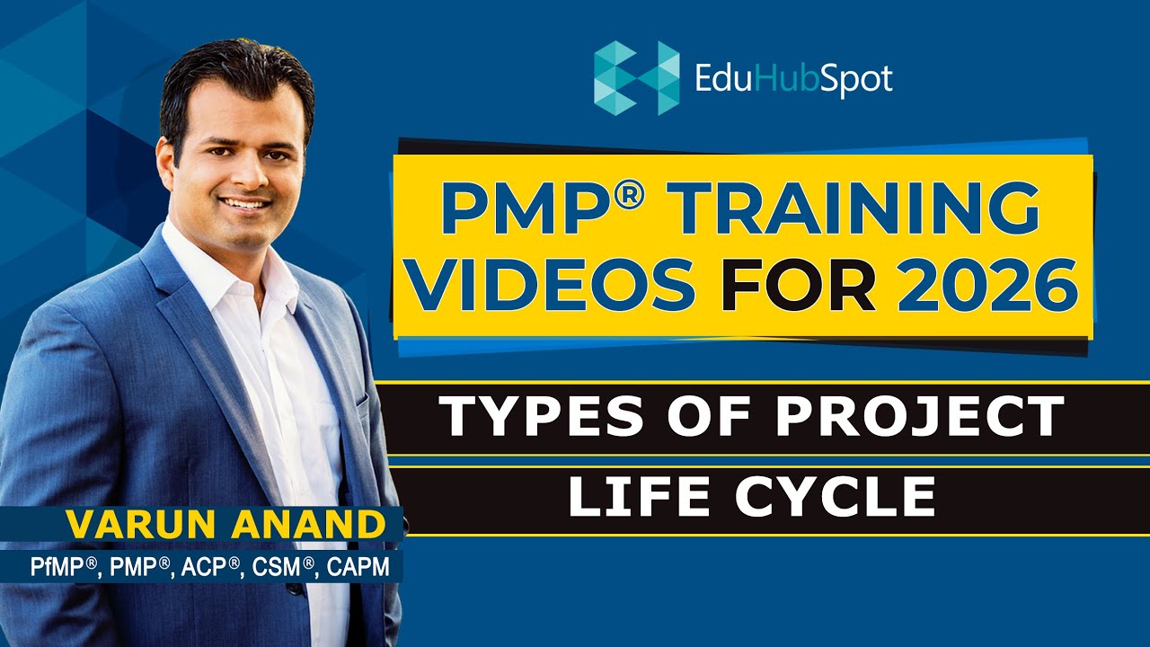 PMP 2026: Подготовка к экзамену PMP: Типы жизненных циклов проектов, включая Agile (2026) – Видео 2