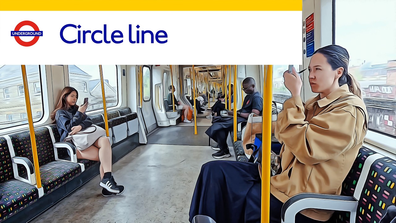 LONDON UNDERGROUND: Circle Line - Hammersmith To Tower Hill