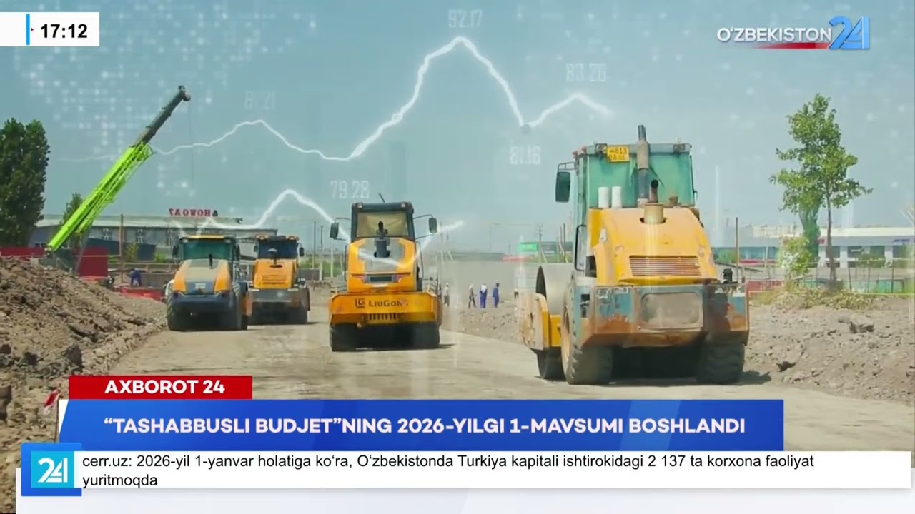«Tashabbusli budjet»ning 2026-yilgi 1-mavsumi boshlandi I Axborot 24 (02.02.2026)