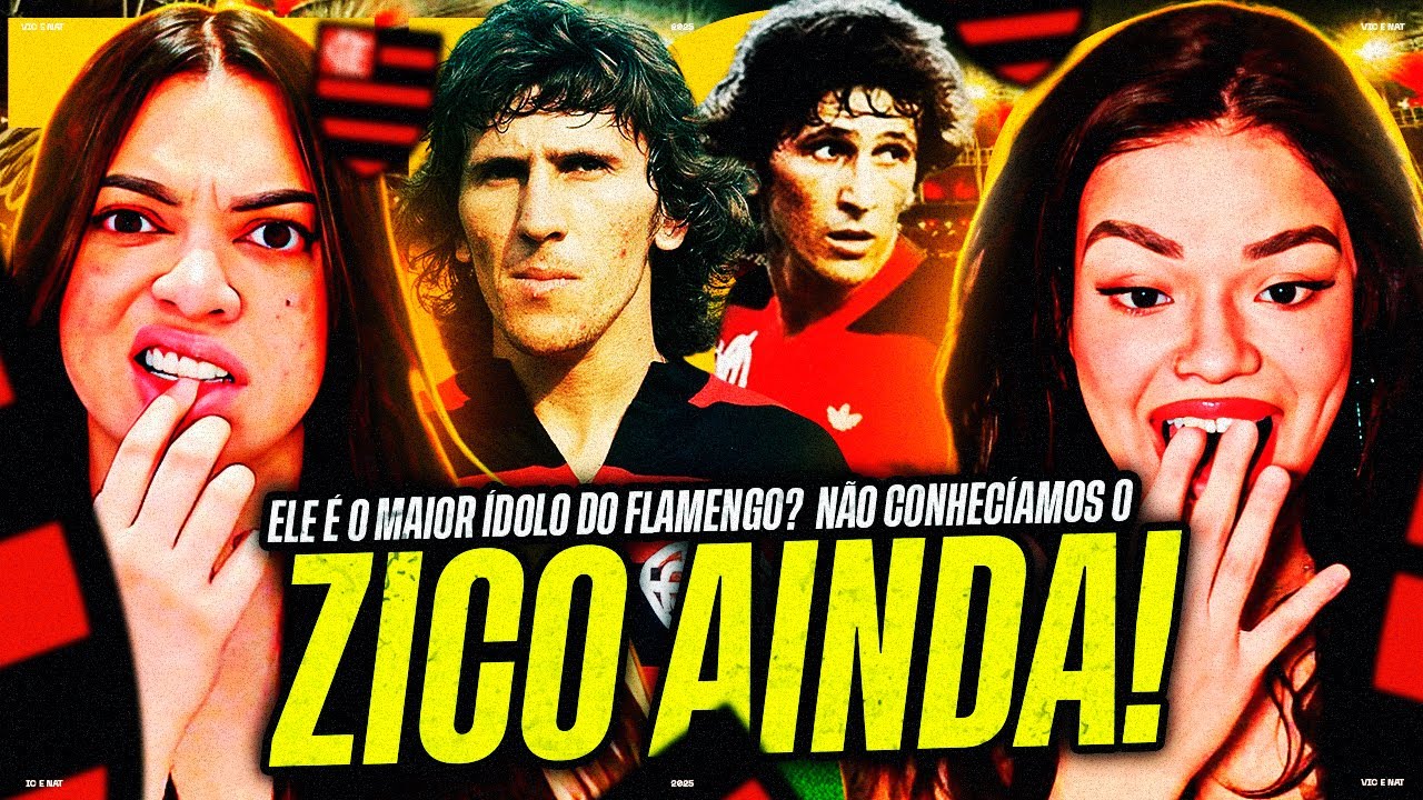 REAGINDO a JOGADORES QUE SE EMOCIONAM AO FALAR DE ZICO ❤️🖤🇧🇷