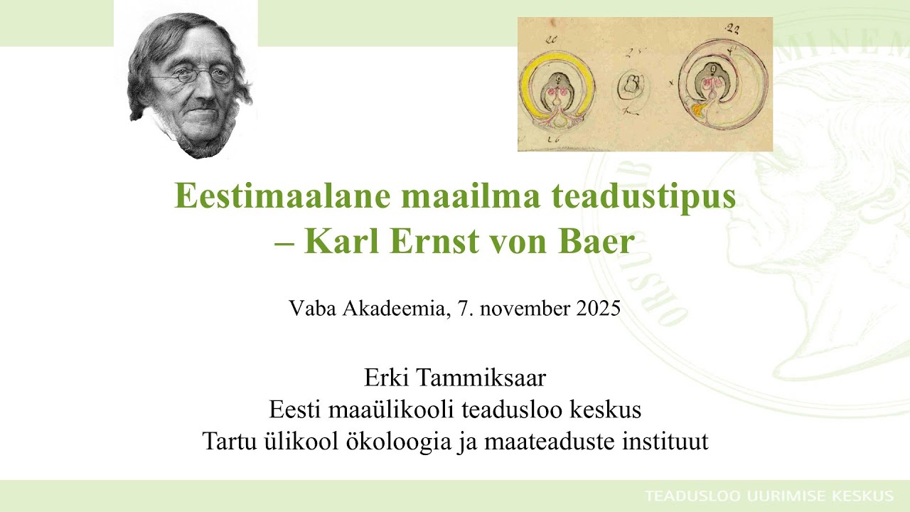 Vaba Akadeemia 7.11.2025: Erki Tammiksaar 