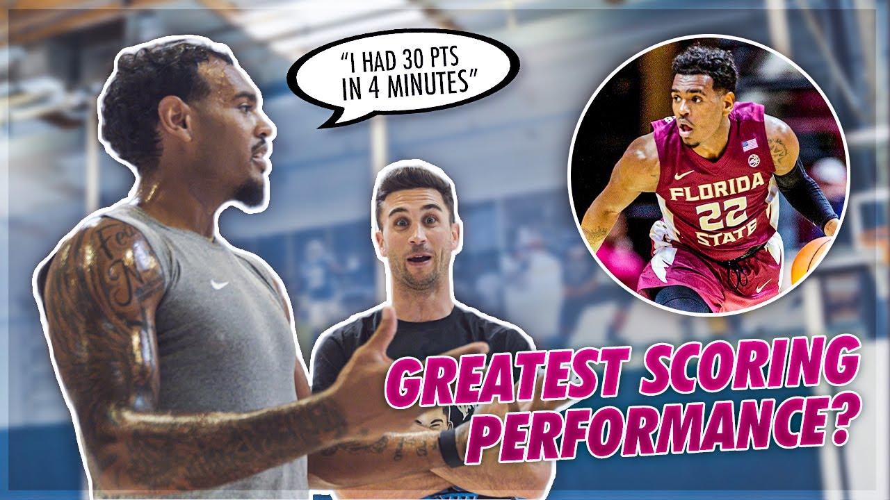 How He Scored 30 Points In 4 Minutes In a College Game!!