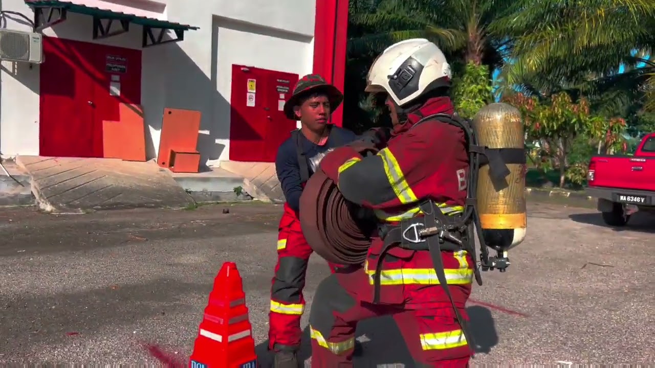 Latihan Kecergasan Abang Bomba #pahlawanapi 