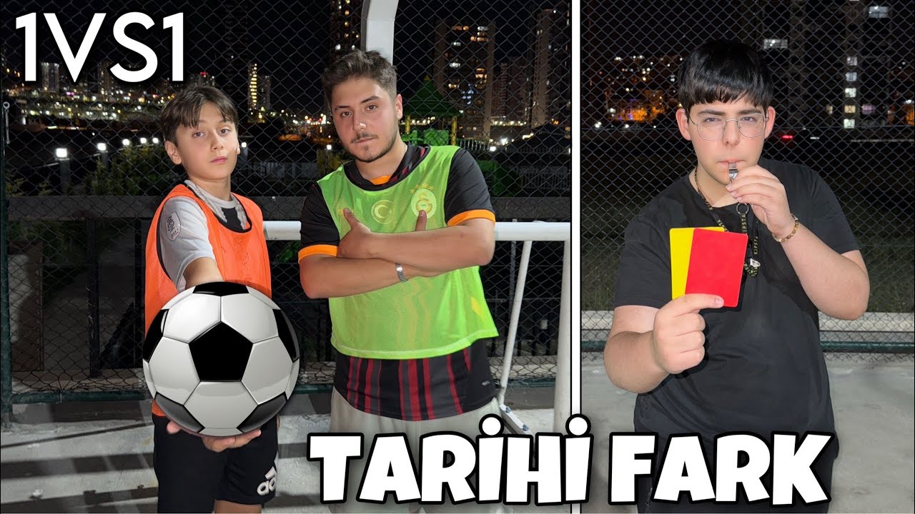 ABİMLE FUTBOL CHALLENGE !! TARİHİ FARK