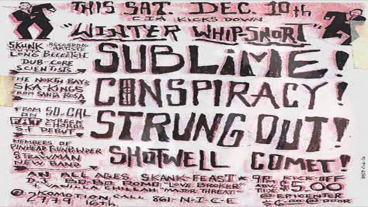 Sublime 40 Oz To Freedom Live 12-10-1994