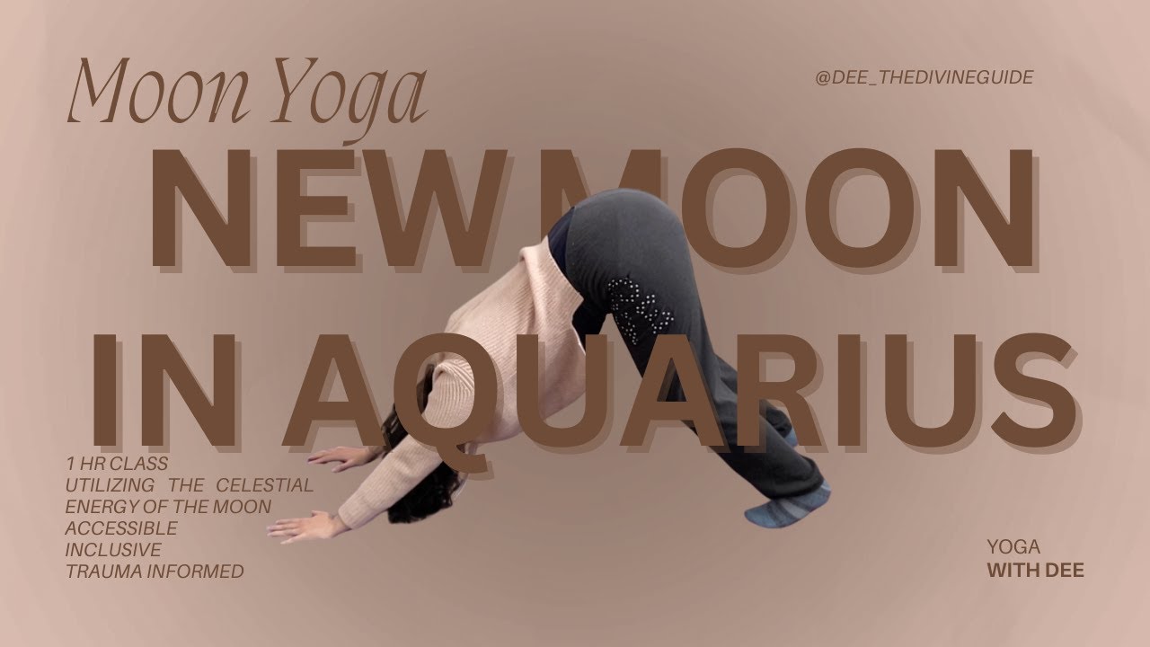 New Moon Aquarius Yoga | 1hr Class | Align with your Truth and Uniqueness
