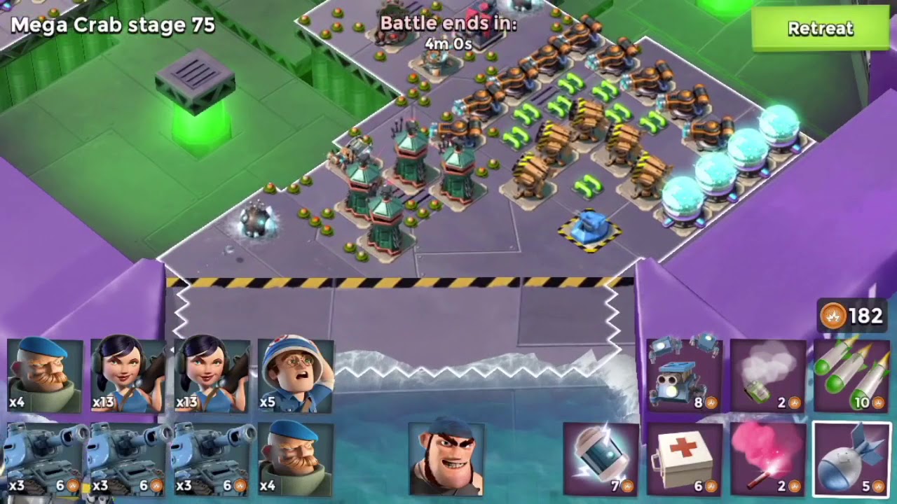 Mega Crab April 2018 - Stage 75 !! U can solo , i’m don’t 😂😂😂😂