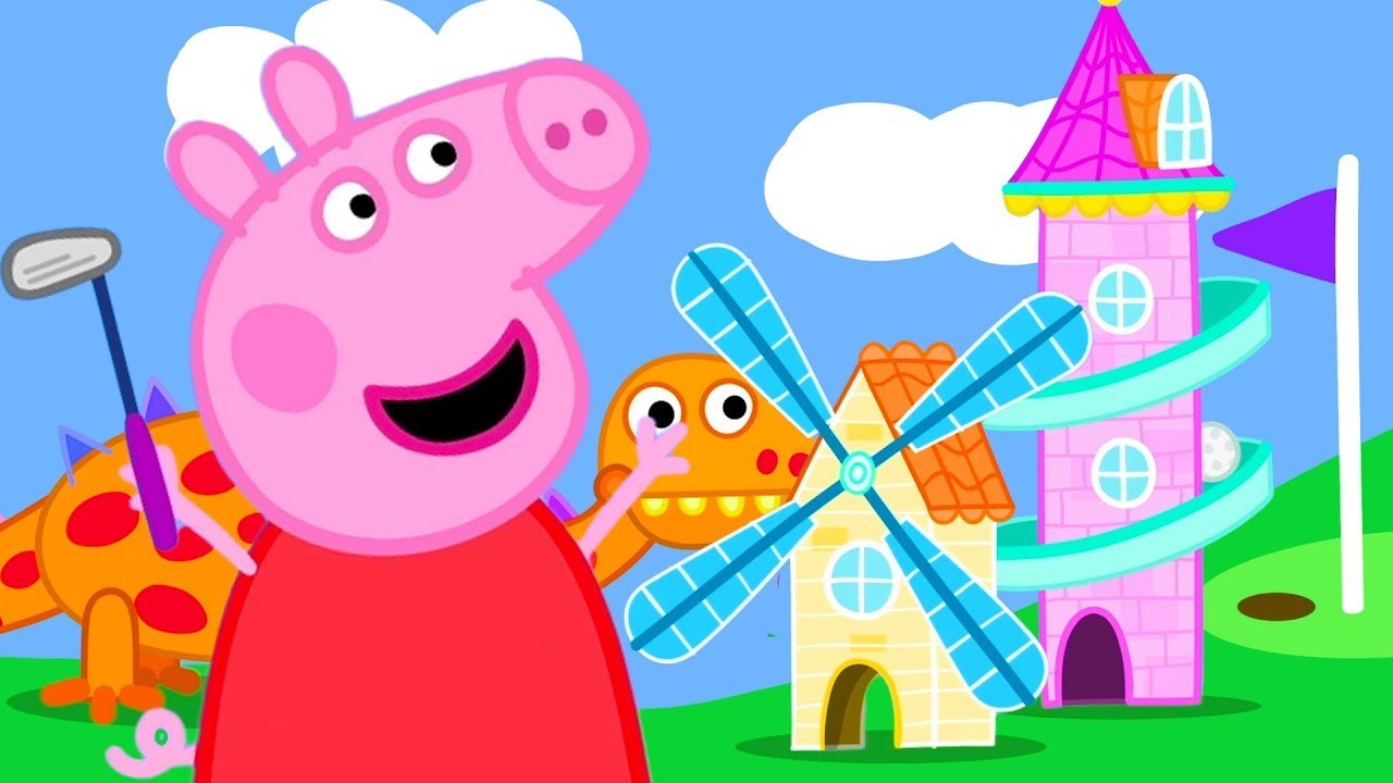 Playing Super Crazy Golf! ⛳️ | Peppa Pig Official Full Episodes