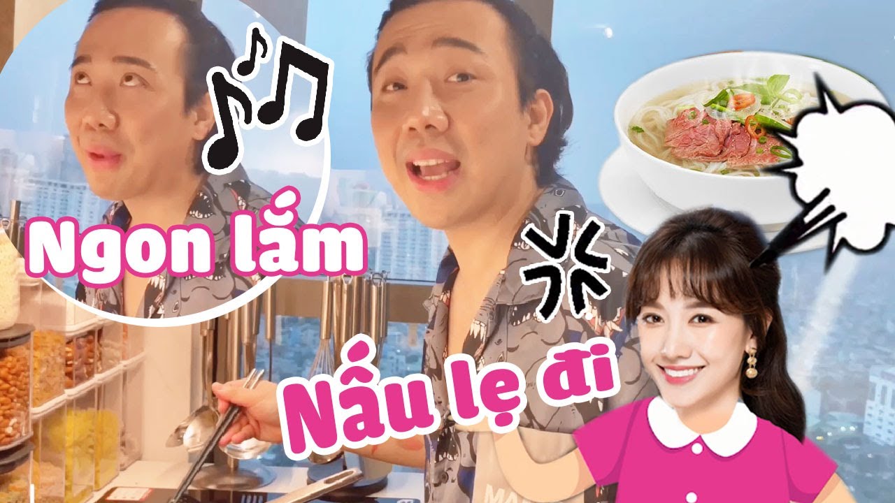 (한) Trời mưa to, A Xìn nấu phở cho Hari mà mải mê phiêu nhạc 비오는 날 하리에게 퍼를 만들어주는 쩐탄