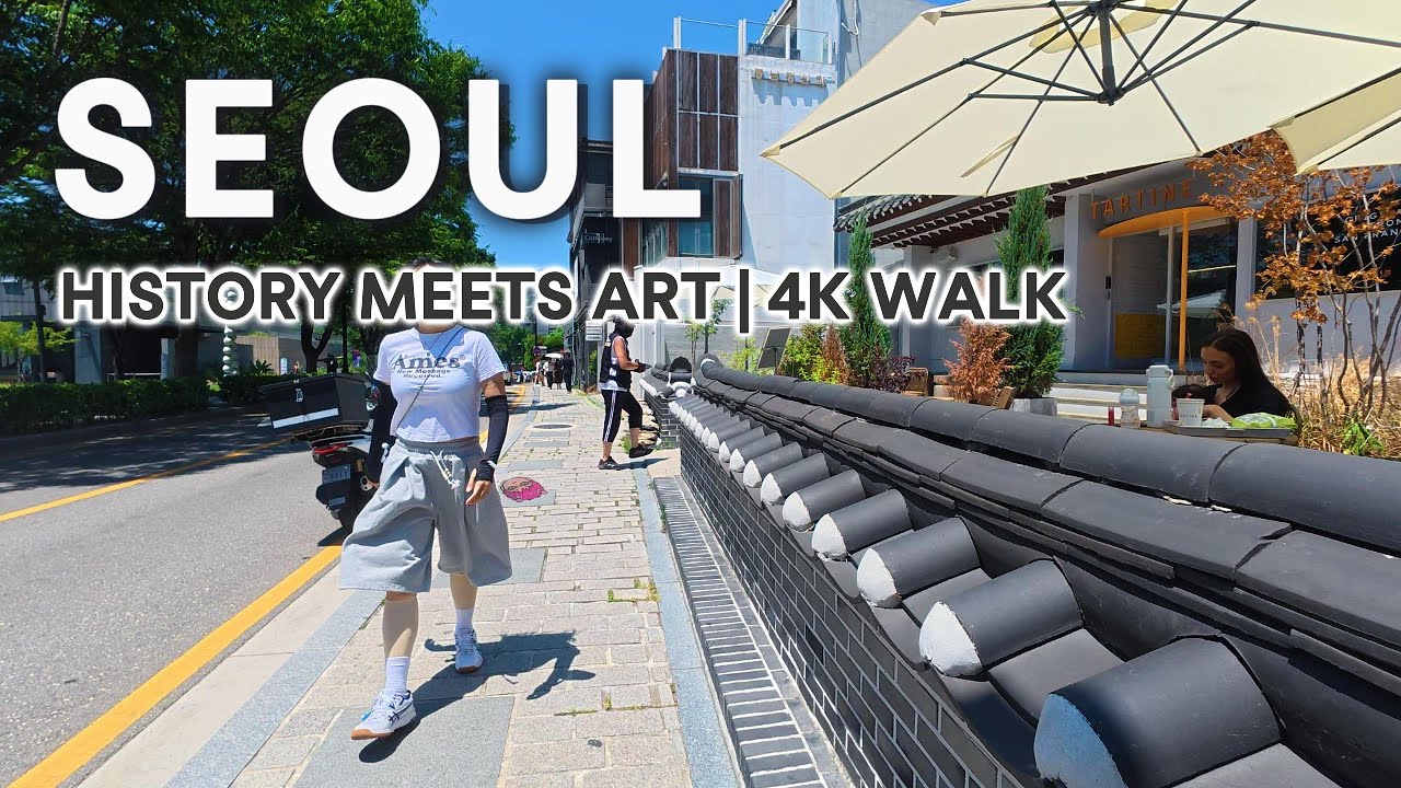 🇰🇷 Samcheongdong Walking Tour in Seoul | Palace, Galleries, & Cafés [4K]