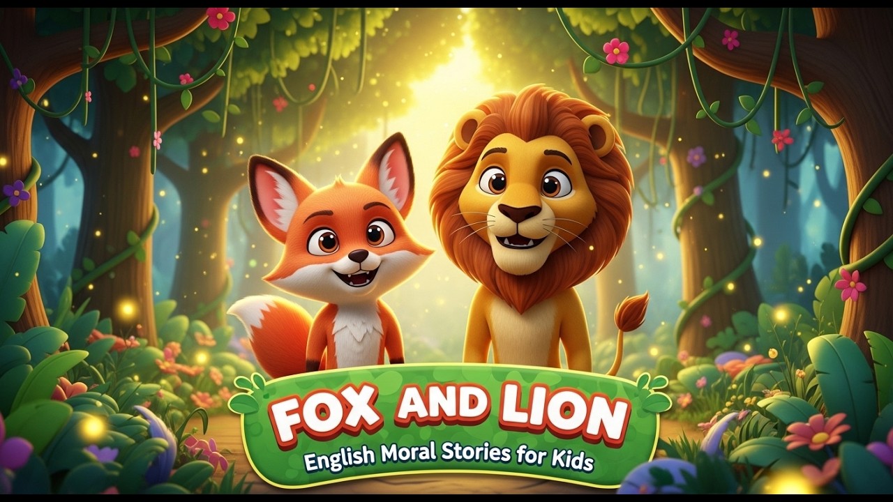The Clever Fox Learns Kindness || English moral stories for kids #kidsstory