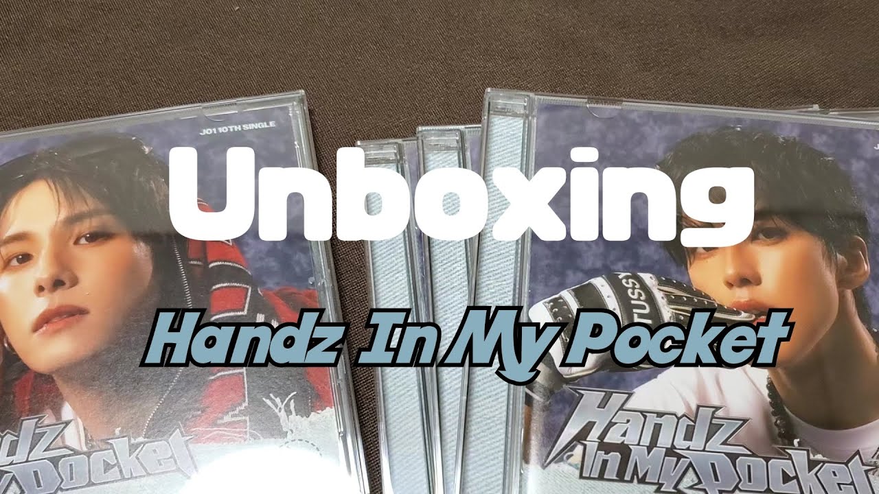 【Unboxing】JO1 10th single 『Handz In My Pocket』開封動画