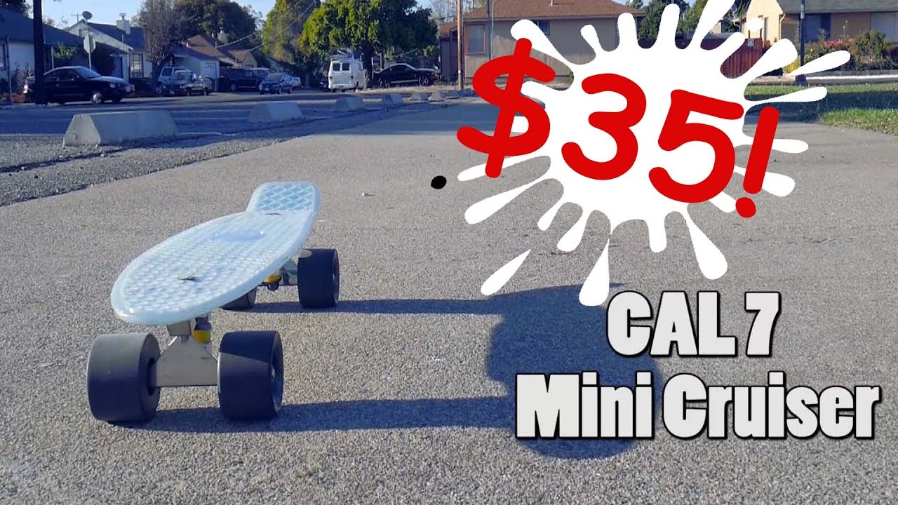 Cheap Alternative Penny Board | Glow in the Dark Cal 7 mini cruiser