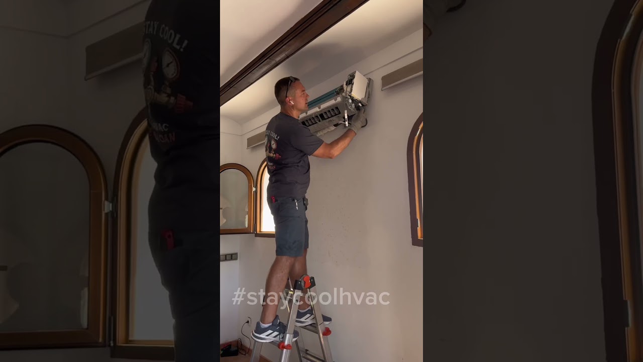 Installing 24,000 BTU GREE Wall-Mounted Mini-Split &mdash; Full Setup