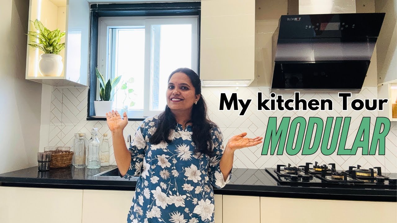 మా కొత్త ఇంటి Kitchen Tour || Modular Acrylic Kitchen || అన్ని Perfect గా కుదిరాయి || Dreamy Kitchen