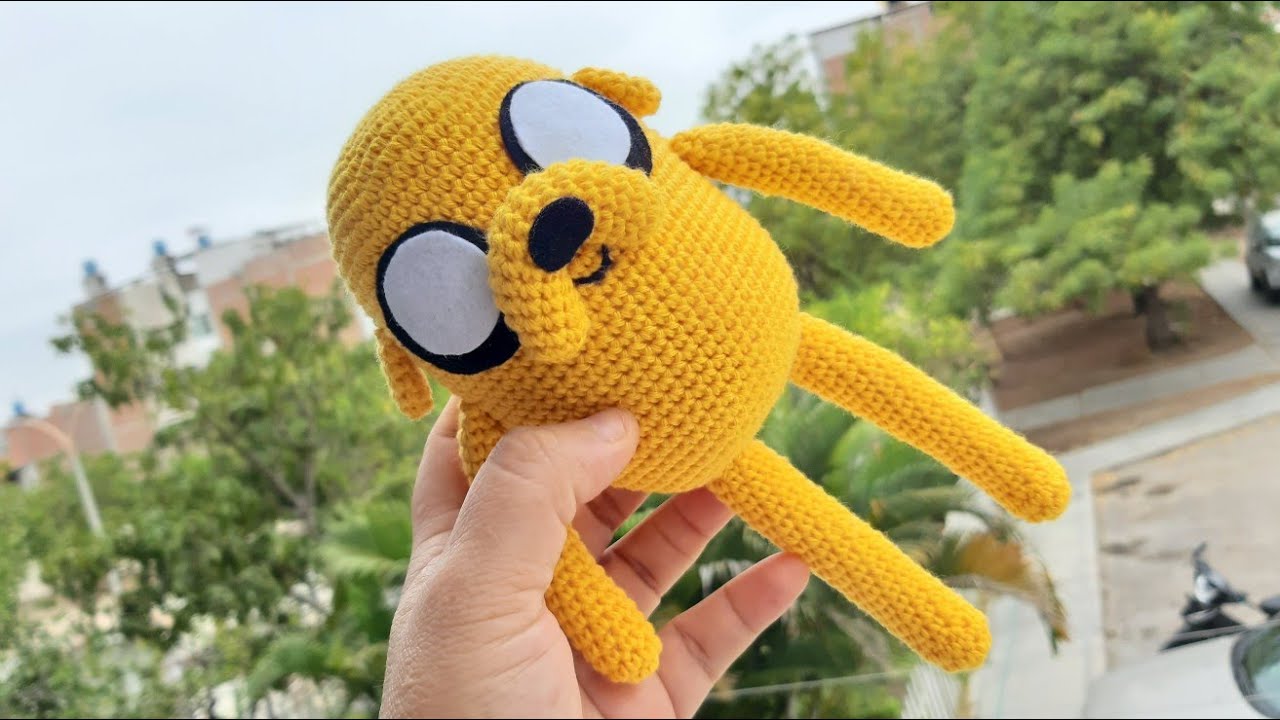 JAKE AMIGURUMI CROCHET - Hora de aventura - perrito tejido a crochet