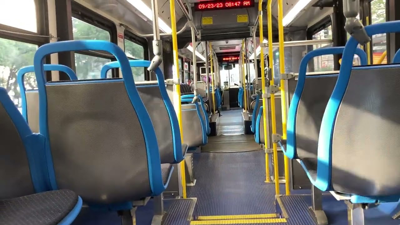 CTA On Board Riding 2013 New Flyer D60LFR Bus 4365 on Route 147 Northbound to Howard Staton