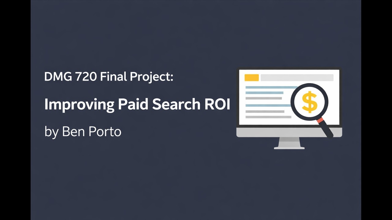 Improving Paid Search ROI: By Ben Porto
