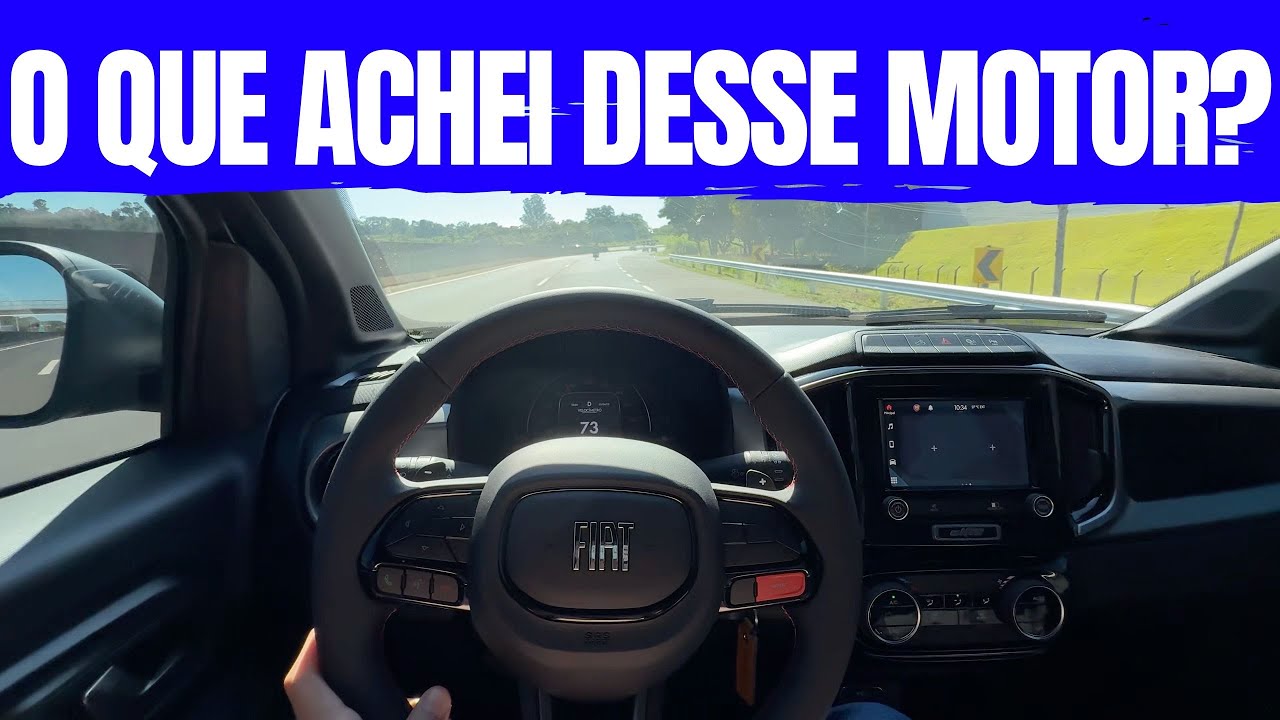 DIRIGINDO PELA PRIMEIRA VEZ A FIAT STRADA ULTRA 1.0 TURBO 2025 ZERO KM! VALE OS 138 MIL?