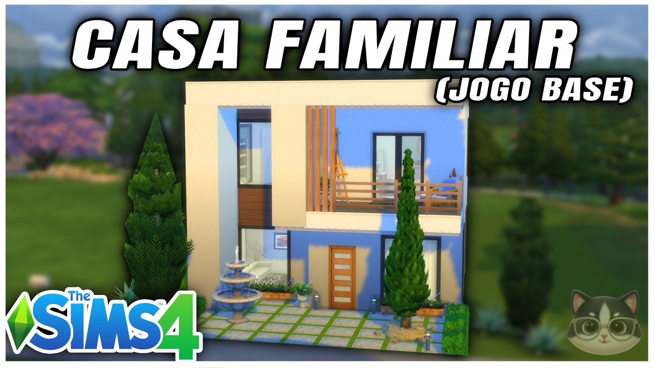 CASA FAMILIAR COMPLETA com o JOGO BASE | Speedbuild | The Sims 4