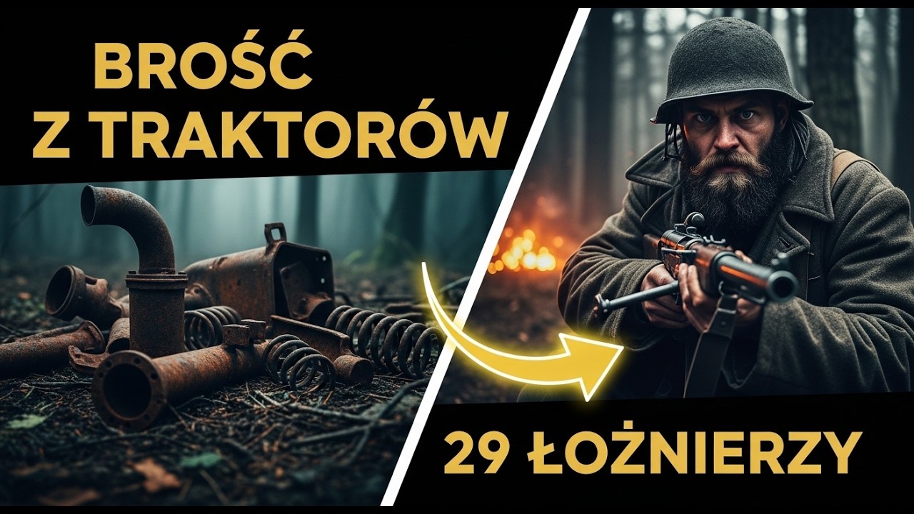 Partyzant, który zbudował broń z części traktorów. Historia 29 żołnierzy