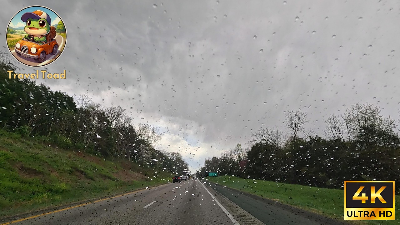 Chasing Weather Across Virginia: Mixed Rain & Shine on I‑81 to I‑77 | Relaxing ASMR Mountain Drive