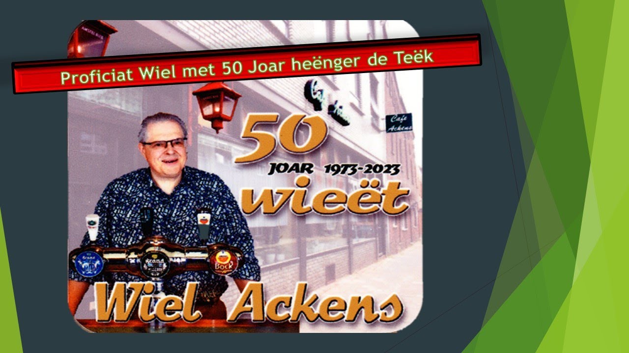50 Joar Wieët  - 1973 - 2023 - Wiel Ackens Bleyerheide