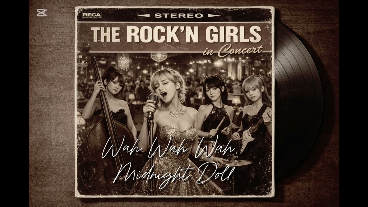 【50s Rockabilly Female Vocal】「Wah Wah Wah, Midnight Doll」／The Rock 'n' Girls#ロカビリー#rockabilly