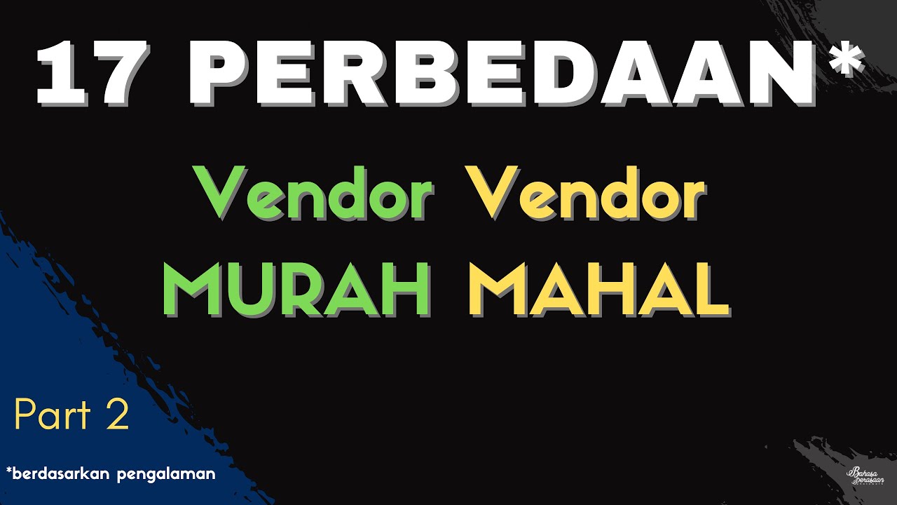 #50 [PART 2] BEDA JAUH antara Vendor foto wedding murah & mahal | Seputar Vendor Ep.13