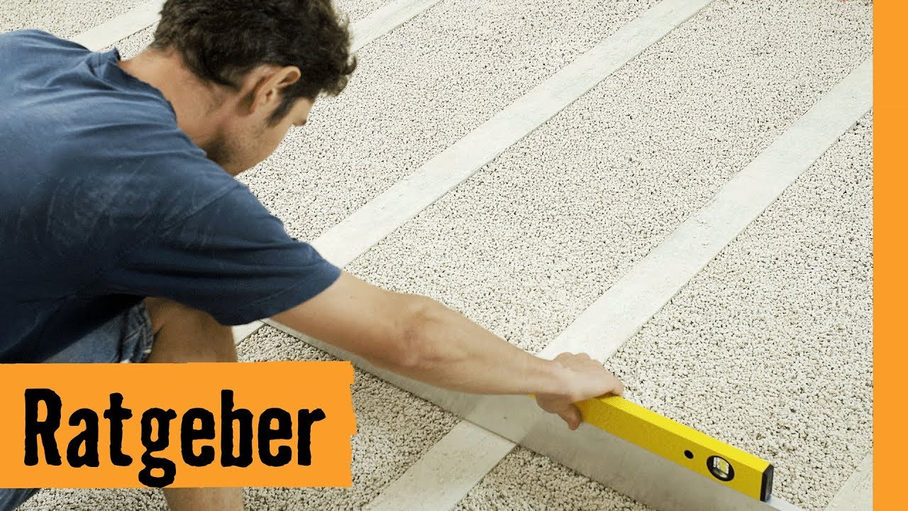 Trockenestrich mit Schüttung | HORNBACH Meisterschmiede
