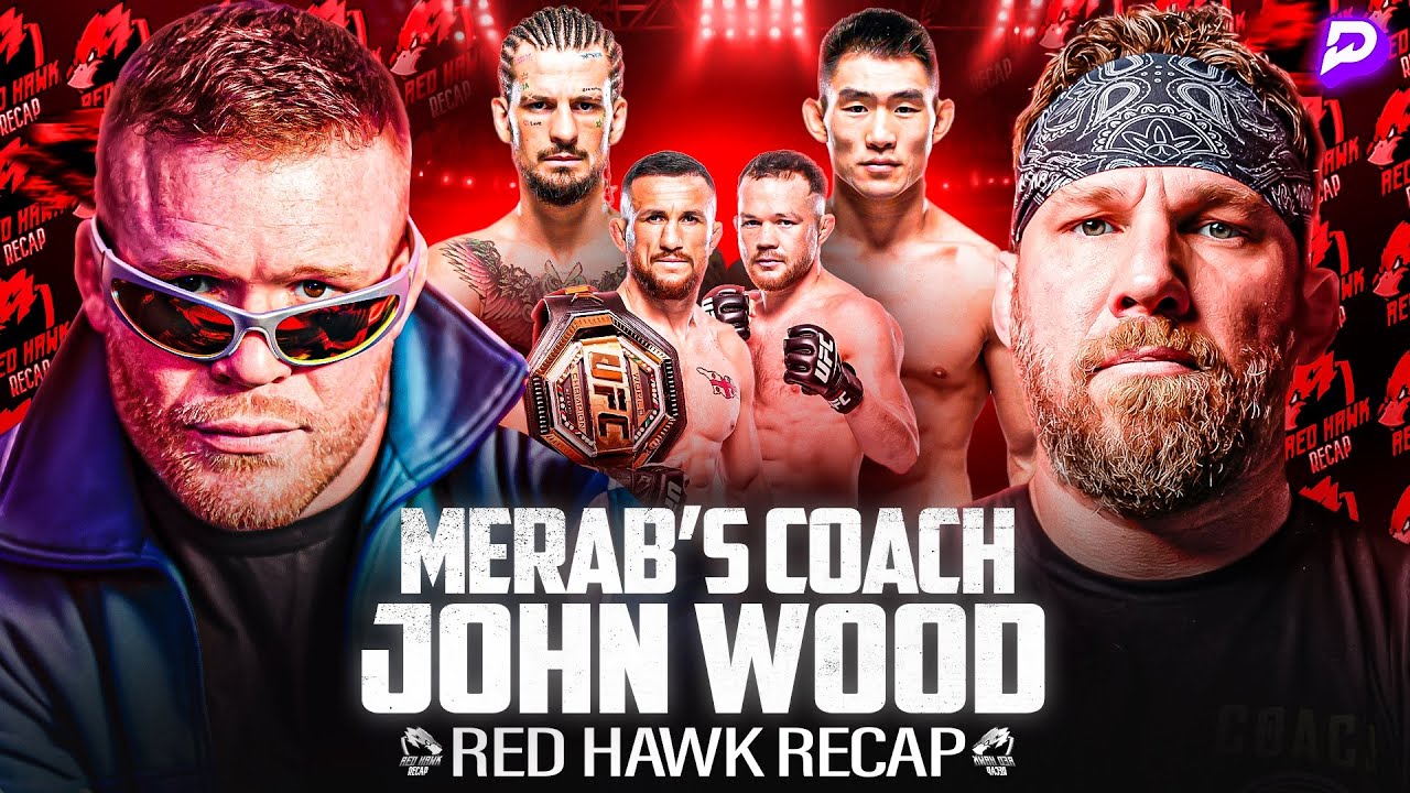 MERAB’S COACH JOHN WOOD ON MERAB VS YAN 2, FIGHTING SUGA, COACHING ROUNTREE! | Red Hawk Recap