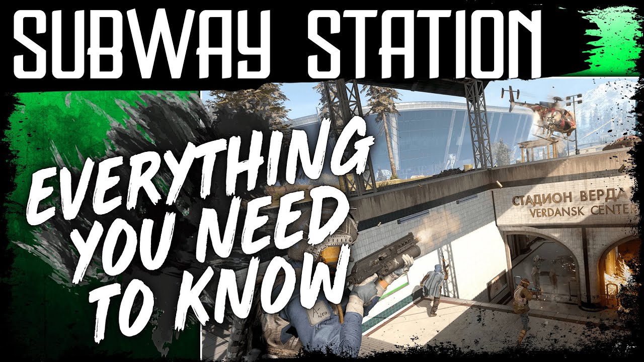 Warzone SUBWAY STATION GUIDE EVERYTHING YOU NEED TO KNOW and MORE Season 6 - Verdansk Center