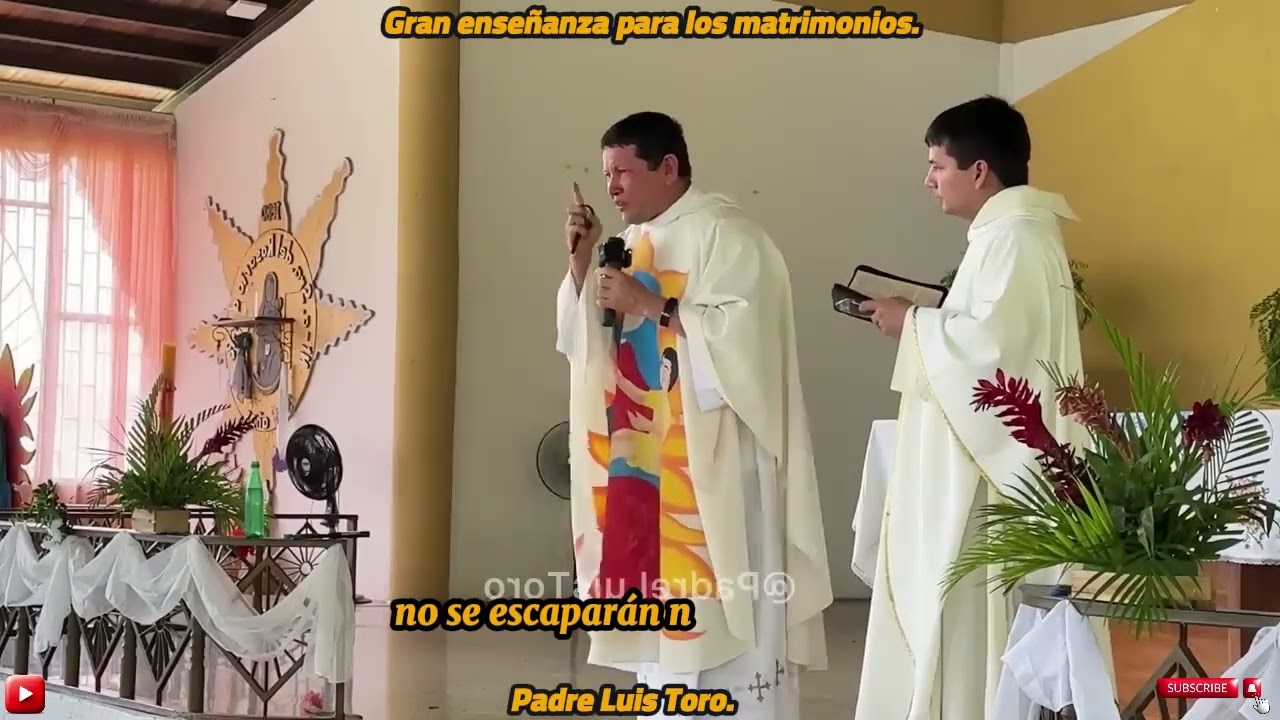 Gran enseñanza para los matrimonios. Padre Luis Toro.