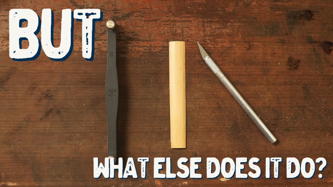 Shaping with a Straight Shaper | Bassoon Reed Making