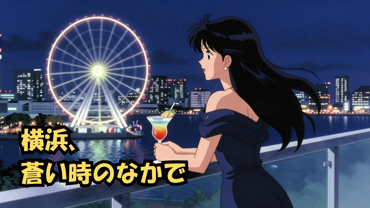 【作業用BGM】80年代シティポップ｜横浜のブルー・ナイト – ベイサイドの煌めき (84min Loop)