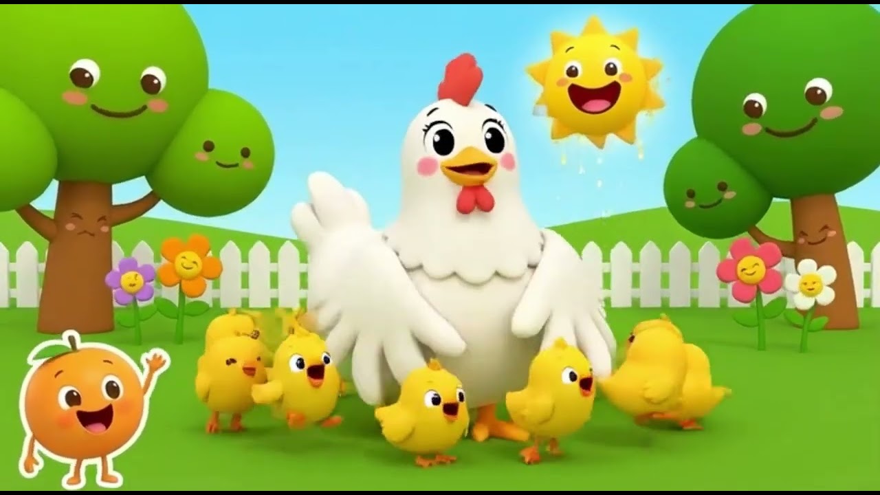 A galinha e seus pintinhos !!