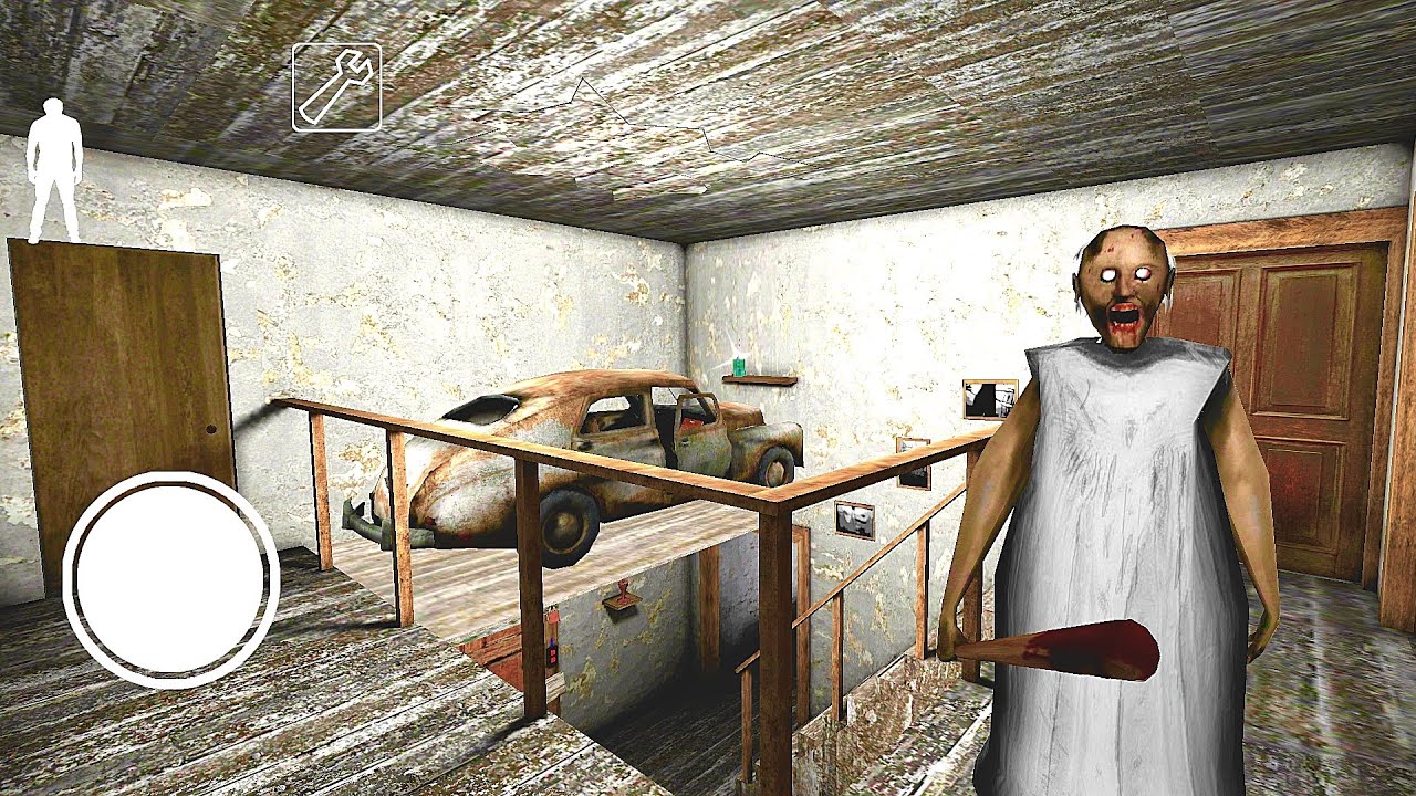 Granny Horror Escape Gameplay | Car In Air Granny 🤯👍Custom Map #granny #custommap 