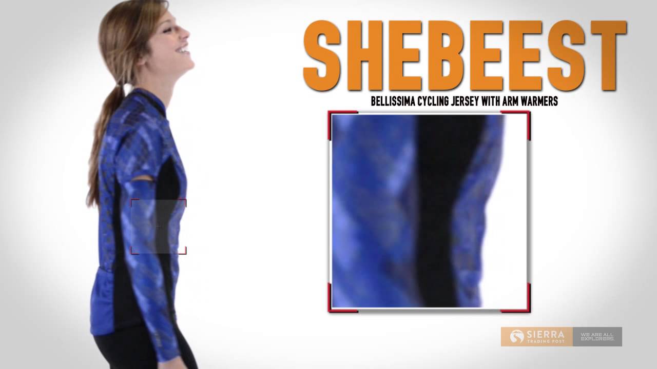 Shebeest Bellissima Cycling Jersey with Arm Warmers - Short Sleeve (For Women)