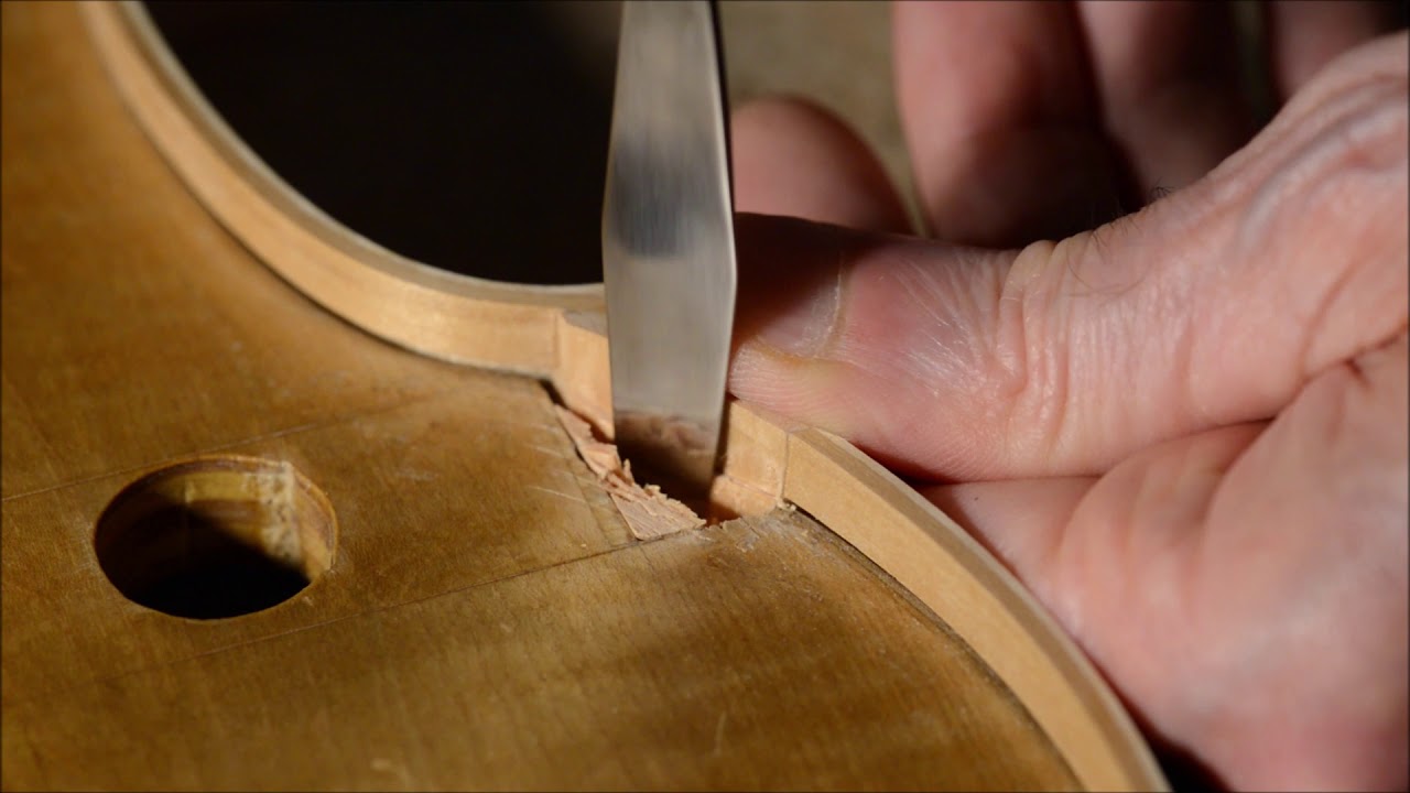 Finitura dell'interno delle fasce parte prima - Estrazione della forma