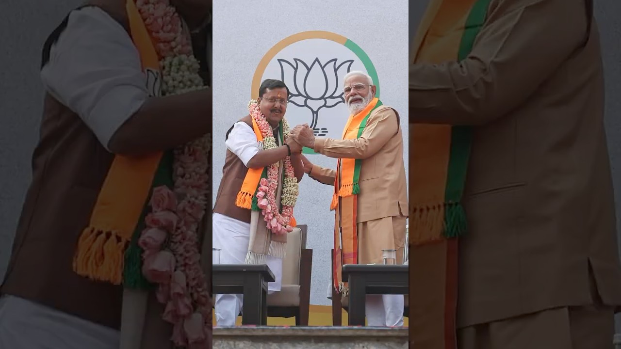 PM Modi felicitates newly elected BJP President Shri Nitin Nabin ji  | #shorts