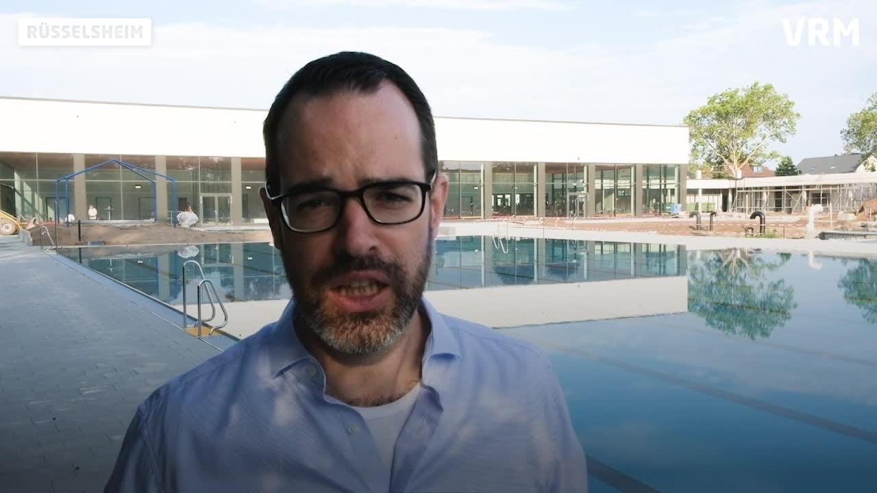 Probebetrieb im Rüsselsheimer Freibad