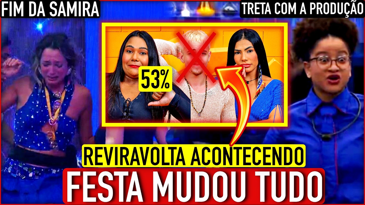 🚨😱FESTA CAUSA REVIRAVOLTA NO PARED&Atilde;O e NOVA PARCIAL CHOCA; SAMIRA &Eacute; DESMASCARADA DA PIOR FORMA!!