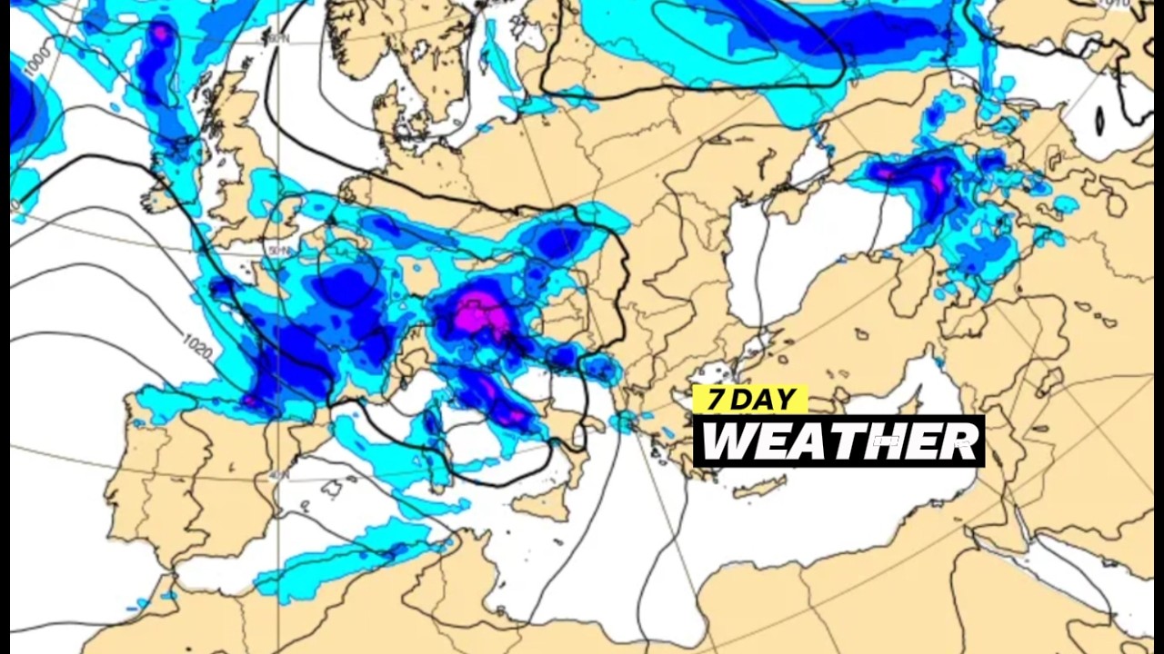 European Weather | ECMWF Model Precipitation March 24, 2026 l Rain Storms In Europe