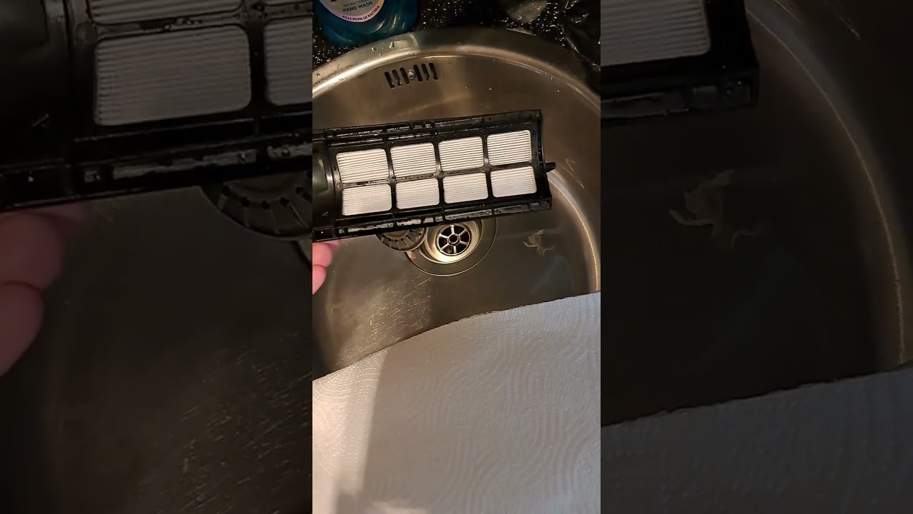 HEPA FILTER CLEANING HOW TO REMOVE THE WASTE CONTAINER ON A SHARK ICZ300UKT HOOVER